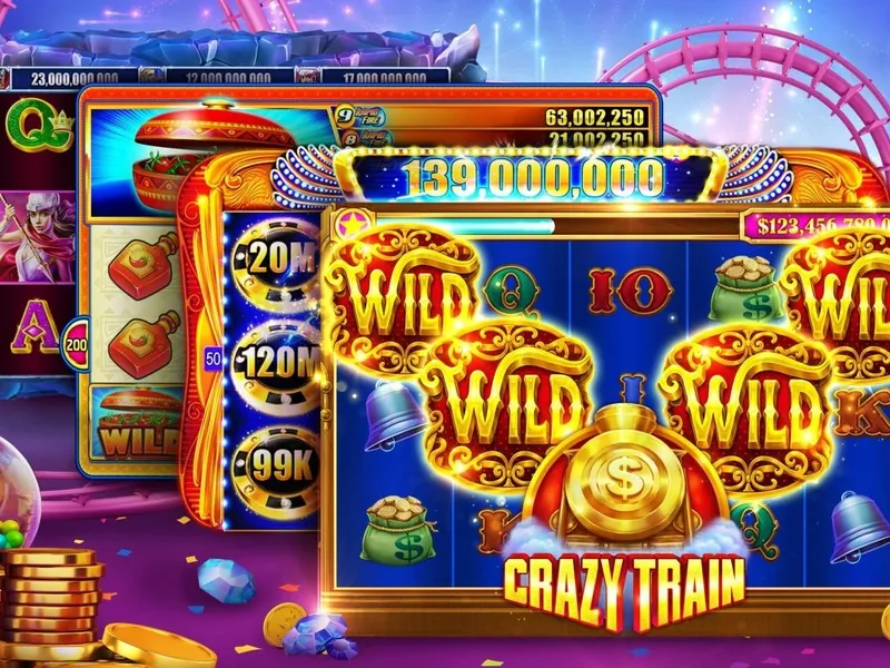 Người chơi đang tập trung vào màn hình slot game với các biểu tượng chiến thắng tại May88